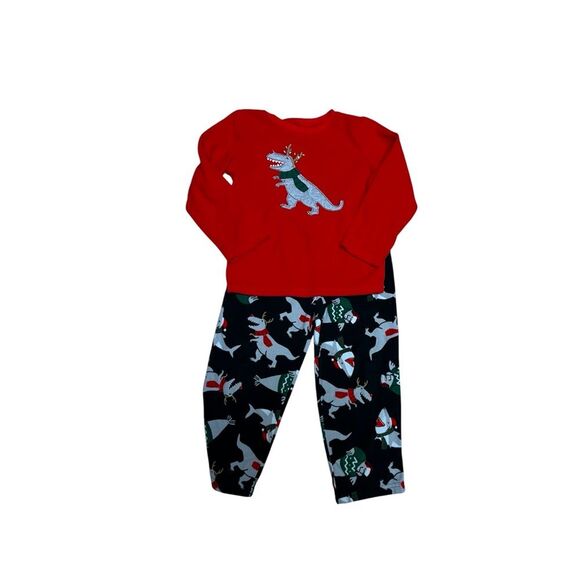 Carter's Dino Pajamas set 5T 5 - Picture 1 of 4